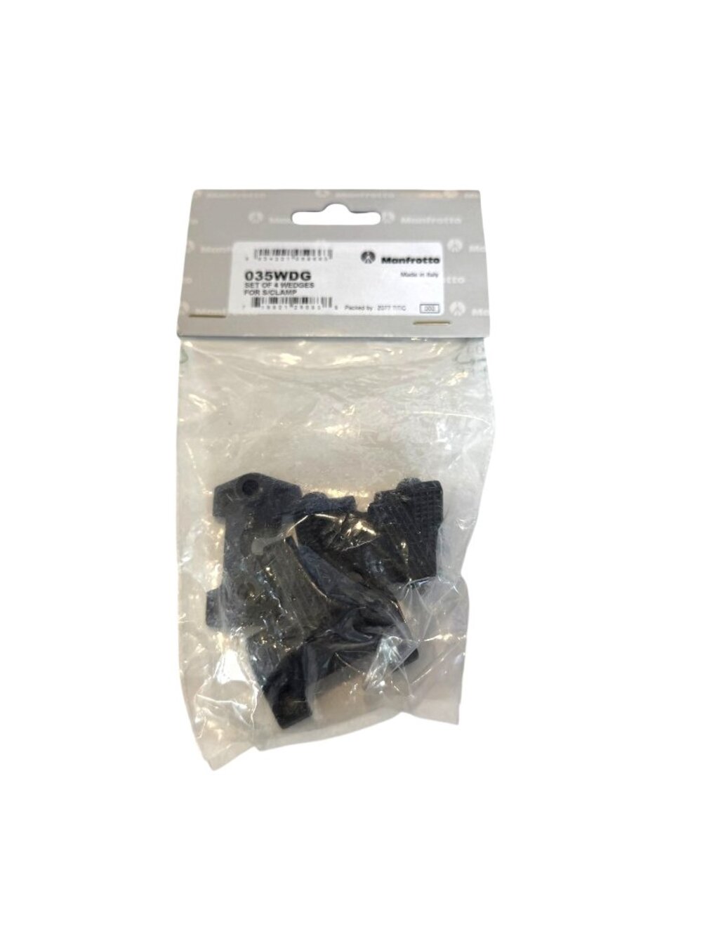 Manfrotto Set Of 4 Wedges NEW 035WDG For S/Clamp Black Made In Italy